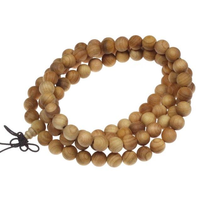 108 Thuja Sutchuenensis Wood Beads Mala Bracelet-Your Soul Place