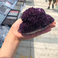 Thumbnail for Intuition and Clarity Amethyst Cluster-Your Soul Place