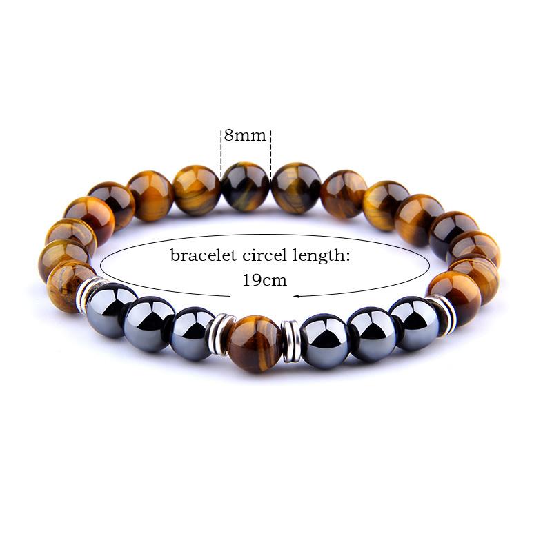 Natural Tiger's Eye Magnet Beads Bracelet-Your Soul Place