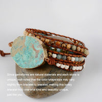 Thumbnail for Mixed Natural Gilded Stone Bracelet