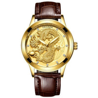 Thumbnail for Luxury 3D Engaged Gold Dragon Spirit Watch