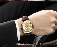 Thumbnail for Luxury 3D Engaged Gold Dragon Spirit Watch