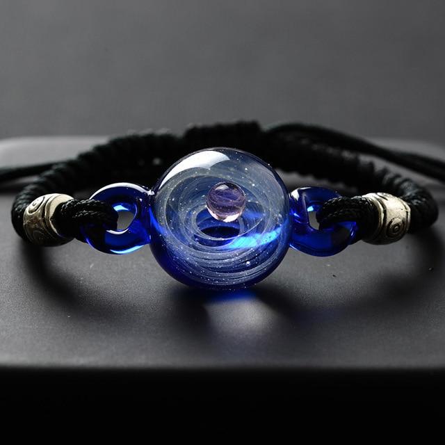 The Universe Spirit Crystal Ball Rope Bracelet