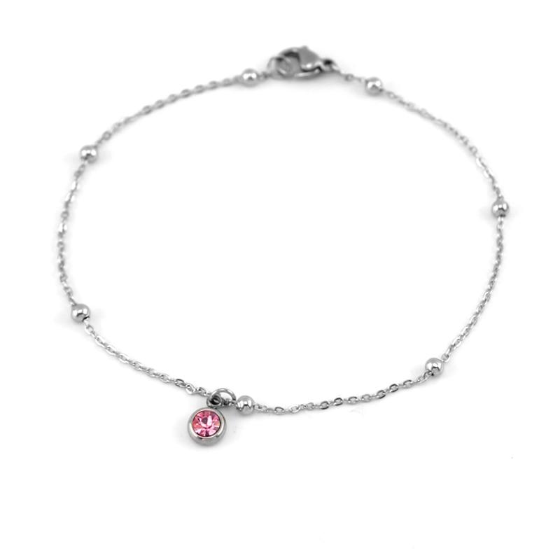 Lucky Birthstone Cable Chain Bracelet-Your Soul Place