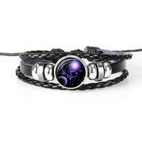Thumbnail for Zodiac Constellation Universe Spirit Leather Bracelet-Your Soul Place