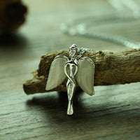 Thumbnail for Crystal Winged Angel Necklace-Your Soul Place