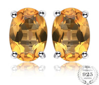 Thumbnail for Sterling Silver Natural Citrine Stud Earrings-Your Soul Place