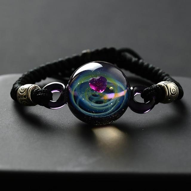 The Universe Spirit Crystal Ball Rope Bracelet-Your Soul Place