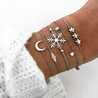 Thumbnail for Snowflake Goddess Bracelet Set-Your Soul Place