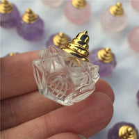Thumbnail for Crystal Lotus Essential Oil Bottle Pendant-Your Soul Place