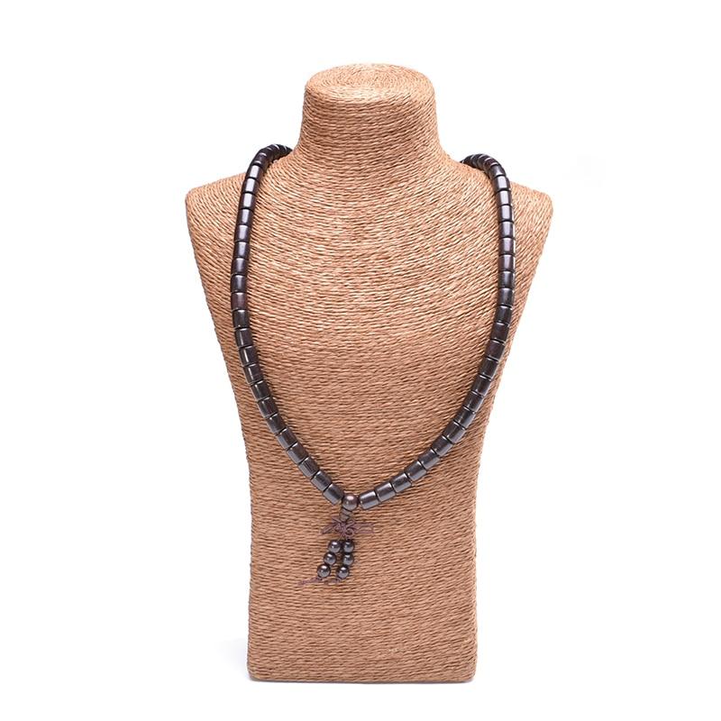 108 Tibetan Ebony Wood Beads Mala Bracelet-Your Soul Place