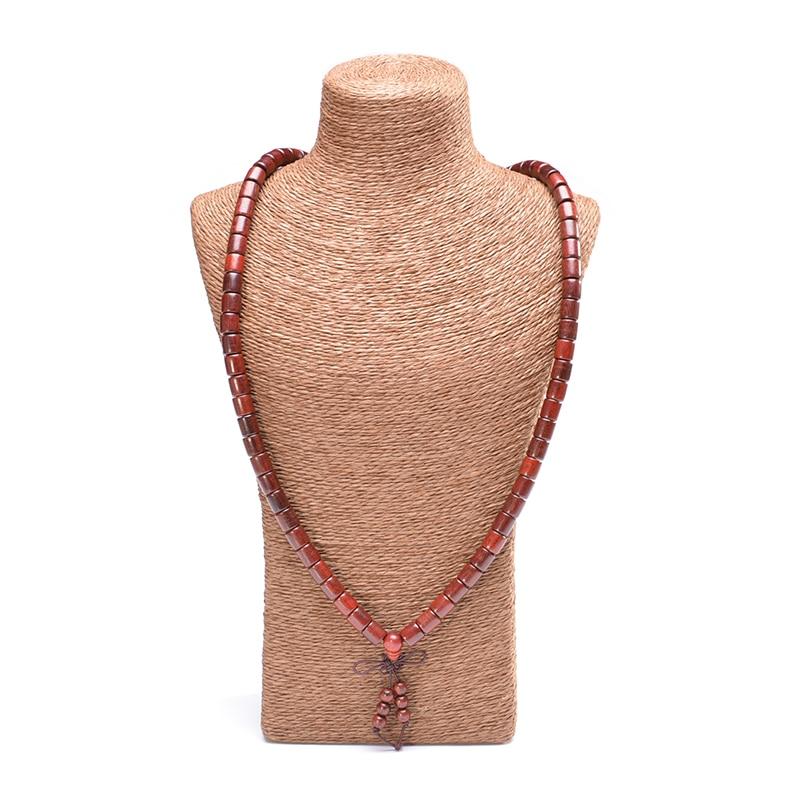 108 Tibetan Redwood Wood Beads Mala Bracelet-Your Soul Place