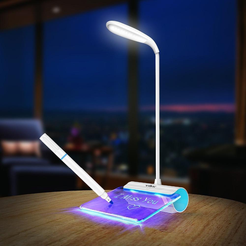 Rechargeable LED Glowing Message Board Touch Switch Dimmable Lamp-Your Soul Place