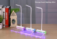 Thumbnail for Rechargeable LED Glowing Message Board Touch Switch Dimmable Lamp-Your Soul Place