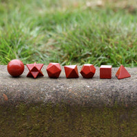 Thumbnail for Red Jasper Platonic Solids Sacred Geometry Set-Your Soul Place