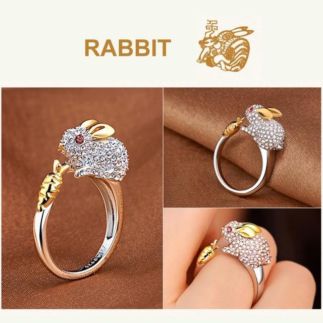 Animal Zodiac Sign Silver Ring-Your Soul Place