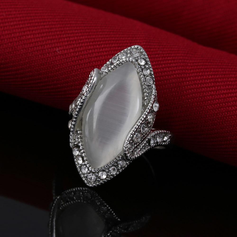 Retro Style White Moonstone Ring-Your Soul Place