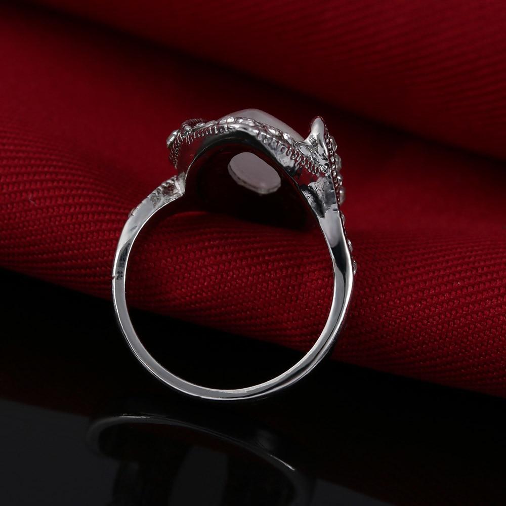 Retro Style White Moonstone Ring-Your Soul Place
