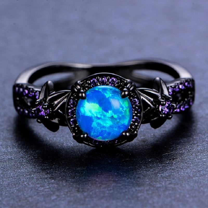 The Sorceress Blue Fire Ring-Your Soul Place