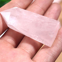 Thumbnail for Rose Quartz Heart Stone Crystal Point-Your Soul Place