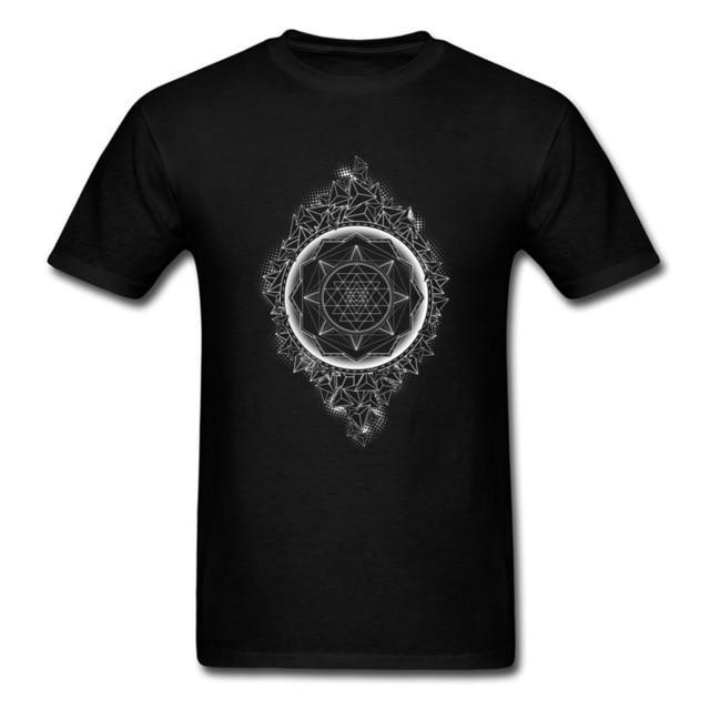Sacred Geometry Sri Yantra T-shirt-Your Soul Place