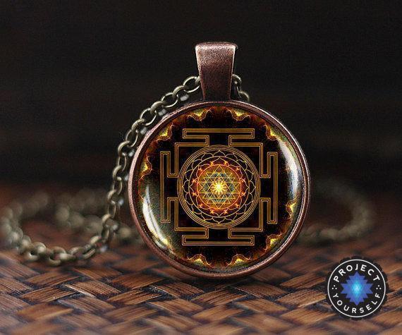 Sacred Sri Yantra Necklace-Your Soul Place