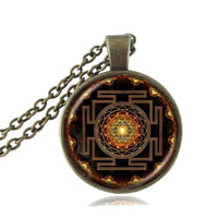 Thumbnail for Sacred Sri Yantra Necklace-Your Soul Place