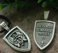Thumbnail for Saint Michael Archangel Pendant Necklace