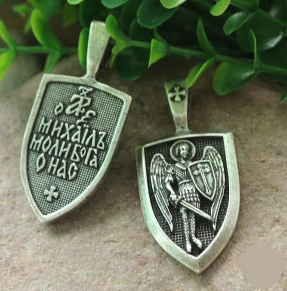 Saint Michael Archangel Pendant Necklace