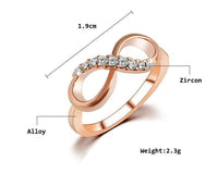 Thumbnail for Sparkling Gold Dipped Infinity Ring-Your Soul Place