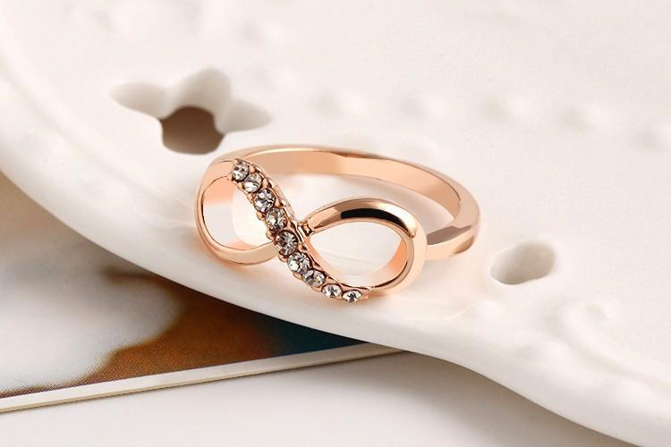 Sparkling Gold Dipped Infinity Ring-Your Soul Place