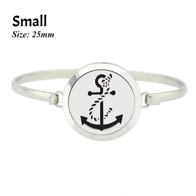 Stainless Steel Essential Oil Aromatherapy Bangle