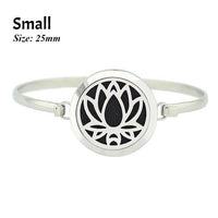 Thumbnail for Stainless Steel Essential Oil Aromatherapy Bangle-Your Soul Place