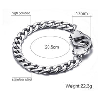 Thumbnail for Stainless Steel Handcuffs Bracelet-Your Soul Place