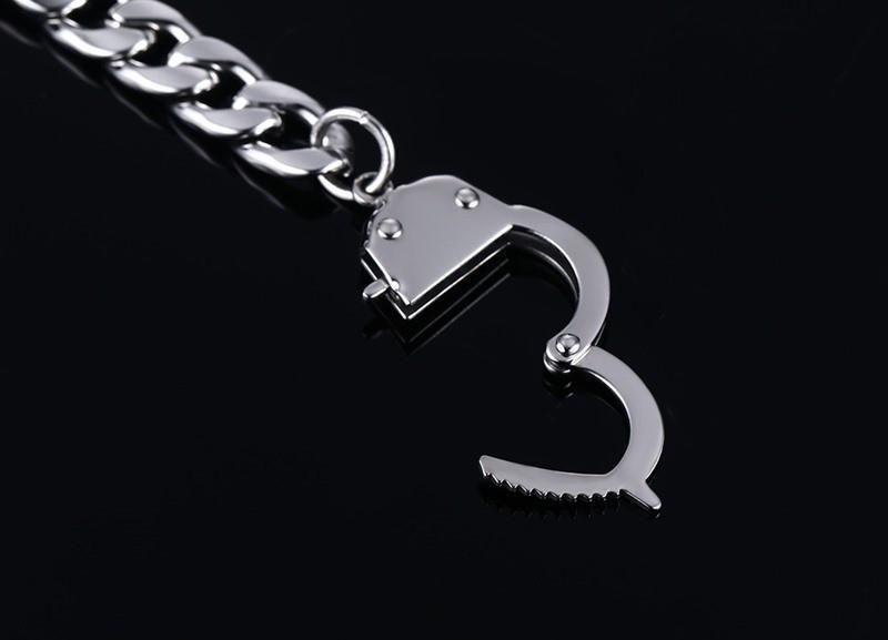 Stainless Steel Handcuffs Bracelet-Your Soul Place