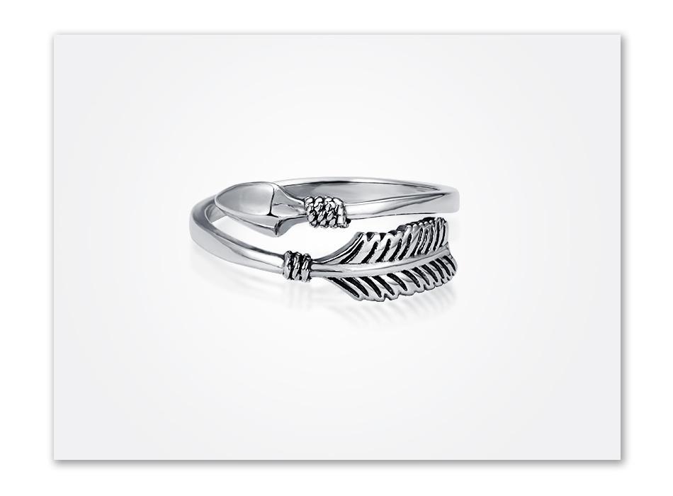 Sterling Silver Arrow Open Ring-Your Soul Place