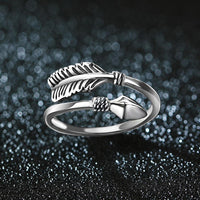 Thumbnail for Sterling Silver Arrow Open Ring-Your Soul Place