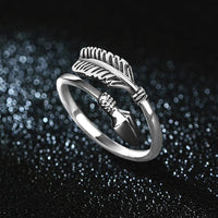 Thumbnail for Sterling Silver Arrow Open Ring-Your Soul Place
