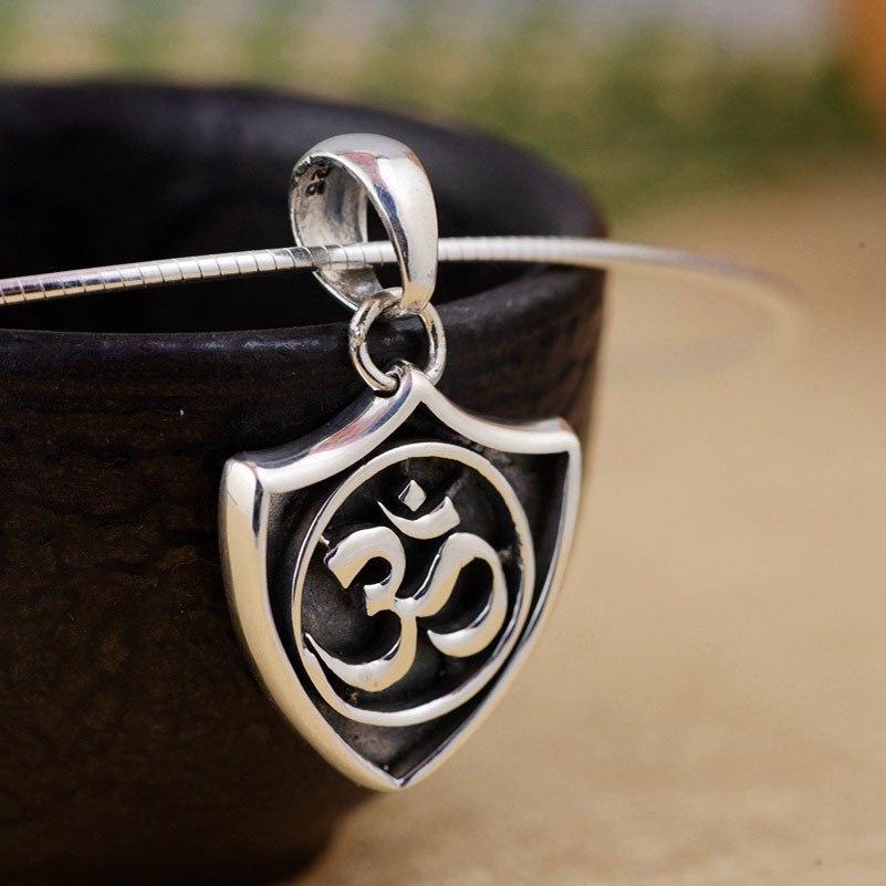 Sterling Silver Om Herald Pendant-Your Soul Place