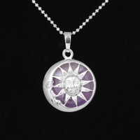 Thumbnail for Sun And Moon Healing Stone Openwork Necklace-Your Soul Place