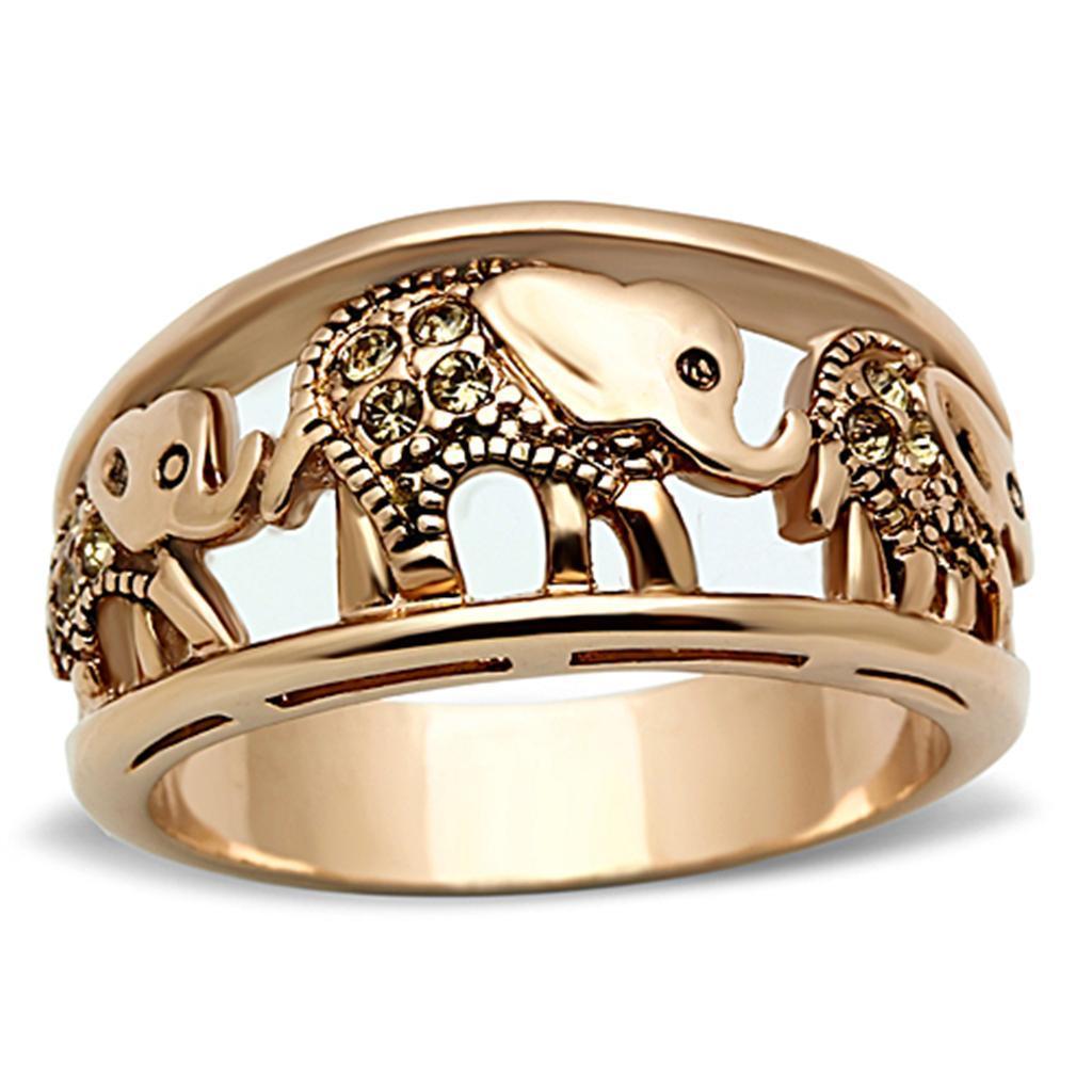 Majestic Crystal Elephants Ring-Your Soul Place