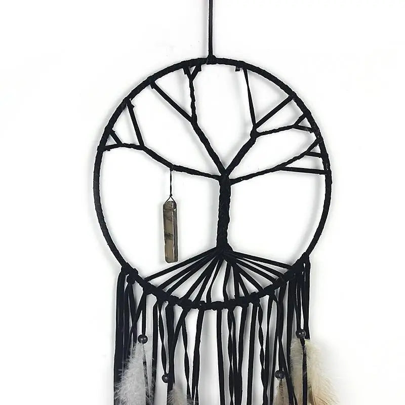 Tree of Life Dream Catcher With Natural Stone Charm-Your Soul Place