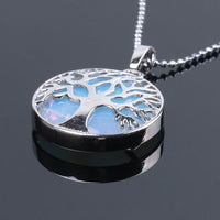 Thumbnail for Tree Of Life Healing Stone Openwork Necklace-Your Soul Place