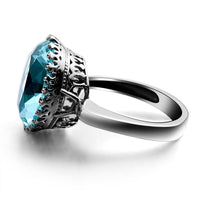 Thumbnail for Vintage Aquamarine Sterling Silver Ring-Your Soul Place